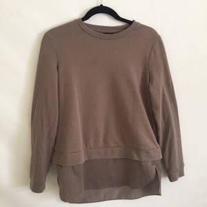 Mossimo, Women’s Dress Sweatshirt, Brown, Sz S